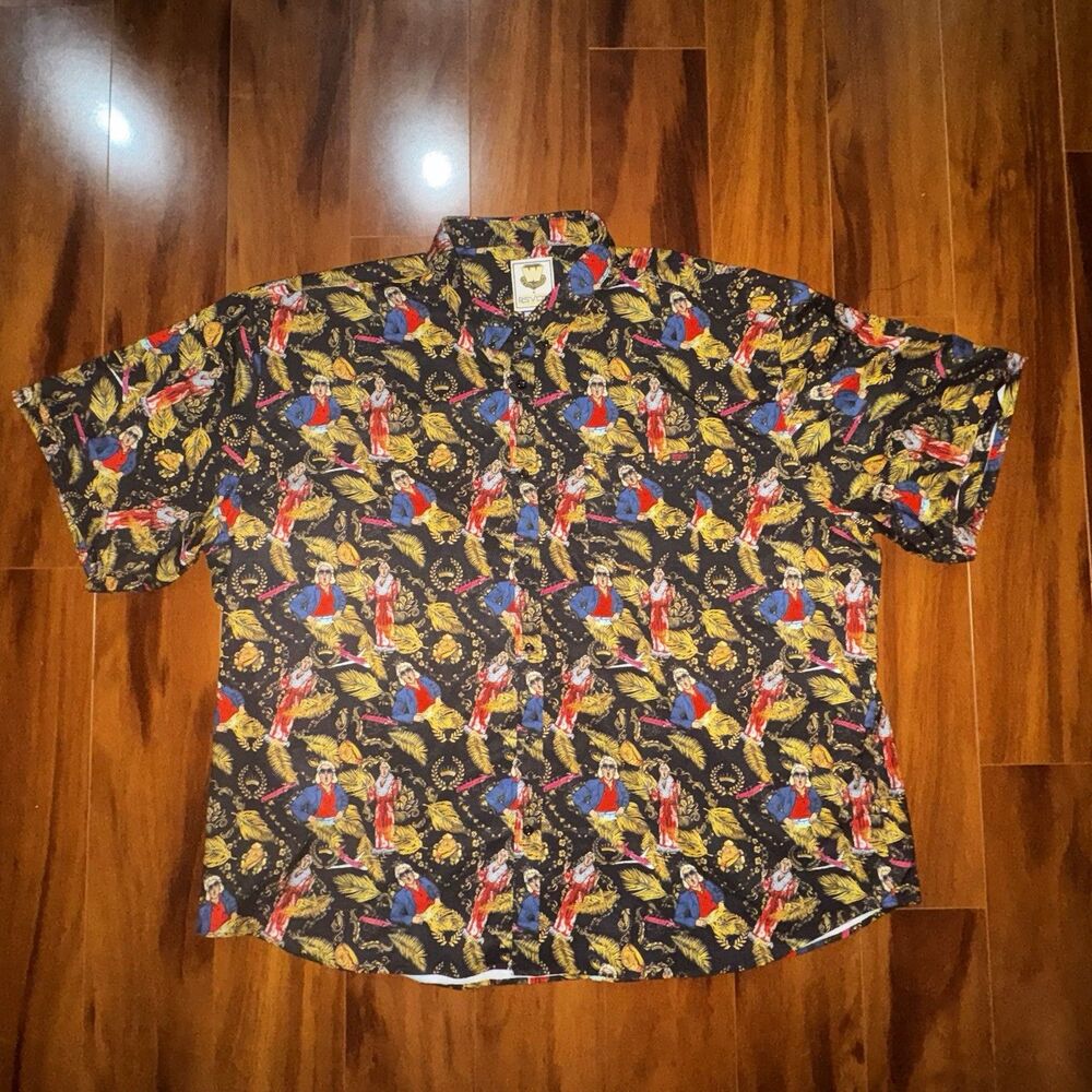 RSVLTS Ric Flair Nature Boy Shirt 4XL KUNUFLEX WWE Jet Flying Limousine